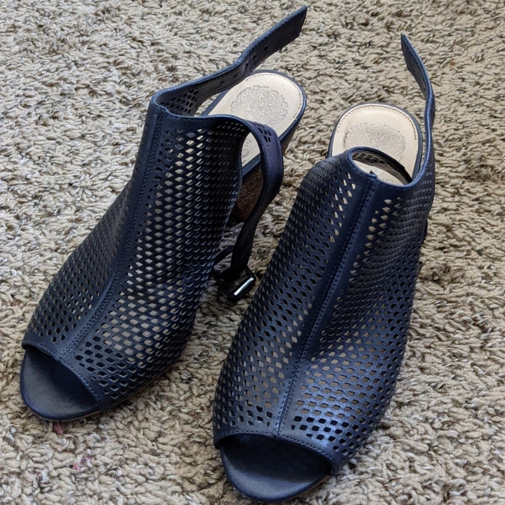 Blue Vince Camuto heels